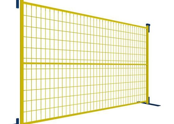 ISO9001 PVC tráng 6'X9.5 'Hàng rào xây dựng nhiệt độ